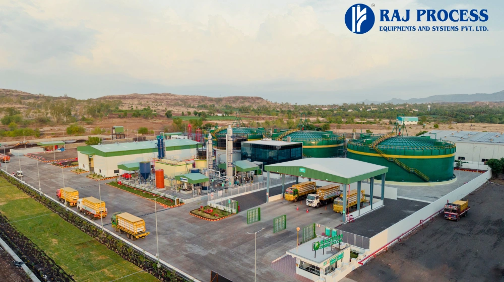 Compressed Biogas Plant Manufacturers in India - Raj Process Equipments 