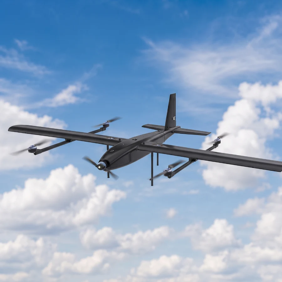 Raj fixed-wing VTOL UAV development concept